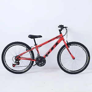 Bicicleta GTI Aro 24 Vermelho