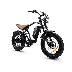 Bicicleta RAVA E-Chopper 750W Preto