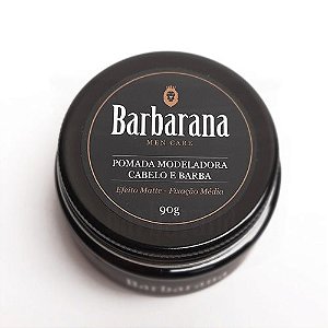 Pomada Modeladora Cabelo e Barba - Barbarana - 90g