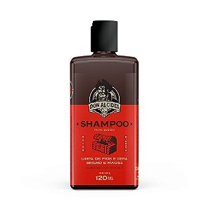 Shampoo para Barba Don Alcides Barba Negra - 120ml - Nova Embalagem
