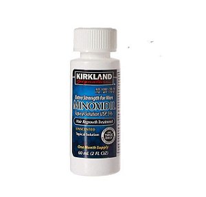 Minoxidil Kirkland 5% - 1 mes de tratamento - 1 frasco de 60ml