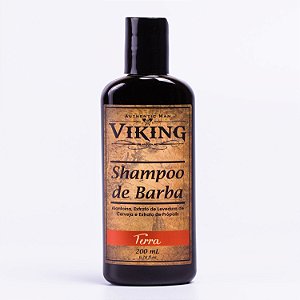 Shampoo para Barba Viking - Linha Terra - 200ml