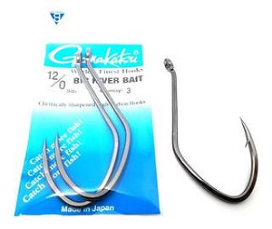 Anzol Gamakatsu Big River Bait 12/0 Encastoado com Girador (03un, 50cm)  Empório da Pesca - Excelência em equipamentos premium e atendimento  especializado.