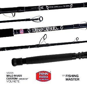 Vara Wild River Custom by Fishing Master 130lb 6'4" - Molinete