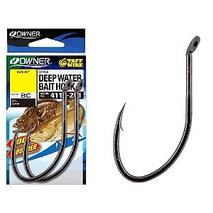 Anzol Owner Deep Water Bait Hook - vários tamanhos