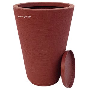Vaso Escovado 39cm Nº2
