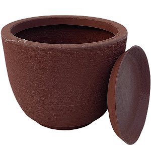 Vaso Bojo Escovado 19cm Nº1