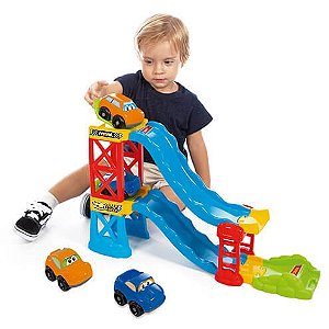 Brinquedo Pista de Corrida Infantil Ramp Racer Brinquedo - Maral (acompanha dois carrinhos)