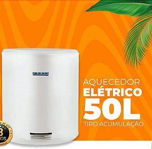 AQUECEDOR ORBIS ELÉTRICO TIPO ACUMULAÇÃO BOILER 50 LITROS
