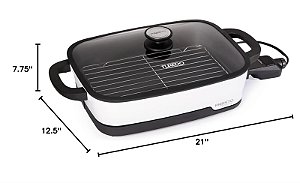 PANELA ELÉTRICA PRESTO DIGITAL DE PRECISÃO MULTIUSO IMPORTADA CERAMICA ANTIADERENTE