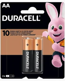 PILHA ALCALINA PEQ. AA C/2 DURACELL