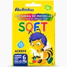 MASSA DE MODELAR 6 CORES SOFT ACRILEX 90G