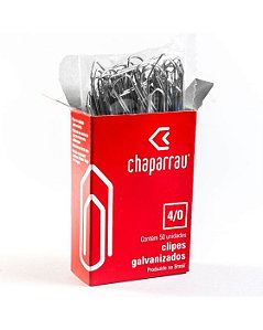 CLIPS CHAPARRAU 4/0 C/50 UND GALVANIZADO