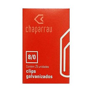 CLIPS CHAPARRAU 8/0 C/ 25 UNIDADES