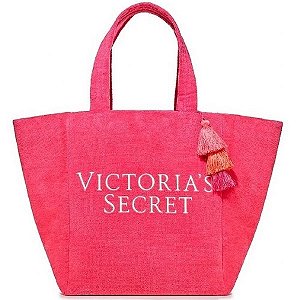 Bolsa De Praia Victorias Secret Tote Maxi Rosa