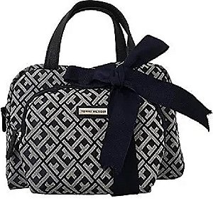 Kit Bolsa De Mão Viagem E Necessaire Marinho Tommy Hilfiger
