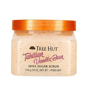 Tree Hut Tahitian Baunilha Feijão Karité Esfoliante Corporal Hidratante e Esfoliante (510g)