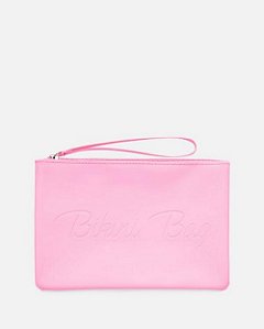 Bikini Bag - Necessaire Para Biquini Primark - Rosa Chiclete /Branca