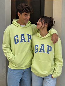 Moletom Gap unissex verde claro PP