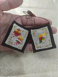 Escapulário Modelo Bordado