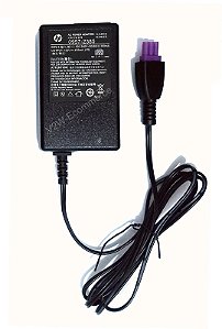 Fonte Para Hp 2646 Impressora Wifi Plug Roxo 22v Cabo Força