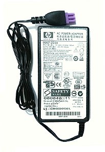 Fonte P/ Impressora Hp 32v 1560ma Roxa Com Cabo Força