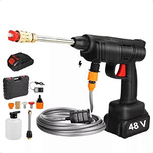 Lava Carro De Alta Pressão Recarregável C 1 Bateria 21v