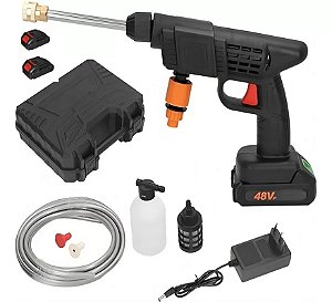 Pistola De Alta Pressão Recarr Sem Fio Portátil C 2 Bater