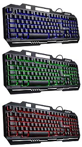 Teclado Vx Gaming Shield Vinik Multimídia Led 1.8 Mt Abnt2