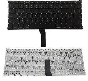 Teclado Apple Macbook Air A1466 A1369 Mid 2011 Preto Inglês