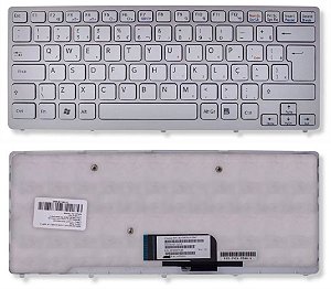 Teclado Para Notebook Sony Vaio VPC-CW1S1E | Branco ABNT2