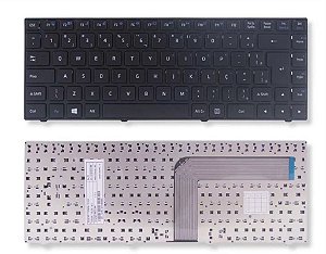 Teclado Compatível Com Positivo Part Number 82R-14E238-4214 Com Moldura