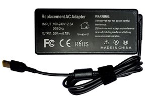 Fonte Para Notebook Lenovo Thinkpad T15P-20TM MT 2020 | 20V 6.75A 135W