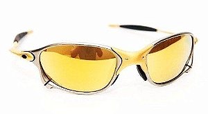 Óculos Lupa Oakley Double X - X-Metal Lente Dourada 24k - Jet Outlet |  Roupas e Acessórios