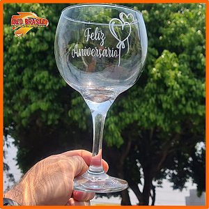 Taça de Gin 600ml - Vidro - Personalizada (TRANSPARENTE)