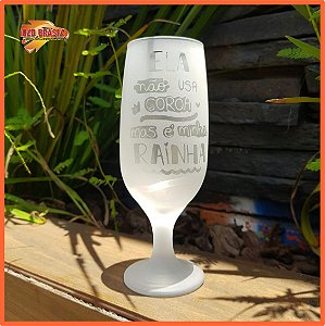 Taça de Chopp 300ml - Vidro - Personalizada (FOSCA)