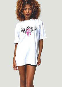 Camiseta feminina estilosa streetwaer Pantera