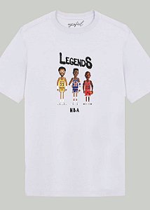 Camiseta Basquete Streetwear NBA Legends