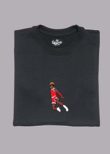 Camiseta Basquete Streetwear Michael Jordan pixel