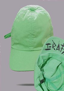 Boné Aba Curva dad hat Feminino verde água