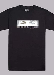 Camiseta Preta Michael Jackson Invincible