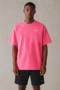 Camiseta  Oversized Rosa Neon