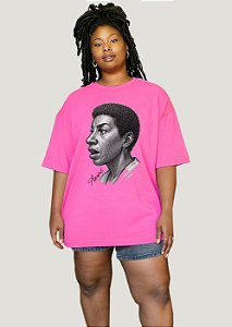 Camiseta Leci Brandão Rosa