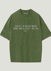Camiseta Com Frase Noel Rosa