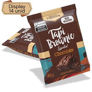Brownie Essential - com Chocolate Meio Amargo  (DP14)