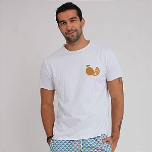 T-shirt Laranja Cravo