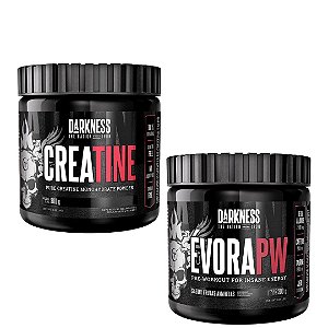 ÉVORA PW DARKNESS (300G) - CREATINA 300G 100% PURA - darkenss