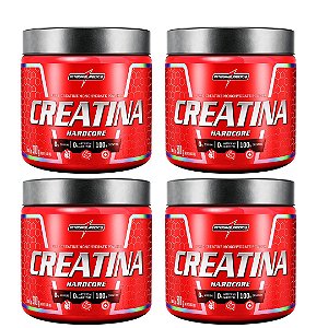 CREATINA HARDCORE 4X300G INTEGRALMÉDICA