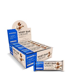 WHEY BAR CREAMY 12UNI 38G - PROBIÓTICA