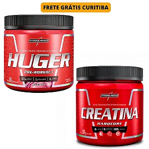CREATINA 300G  + HUGER 32OG  - INTEGRALMÉDICA
